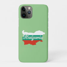 bandeira mapa da Bulgária