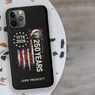 Capa Para iPhone 11 Pro Bandeira Patriótica dos EUA 250 Anos Liberdade 202