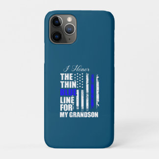 Capa Para iPhone 11 Pro Bandeja Azul-Linha Policial Tranca O Azul