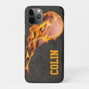 Capa Para iPhone 11 Pro Basquete de Fiery Personalizado