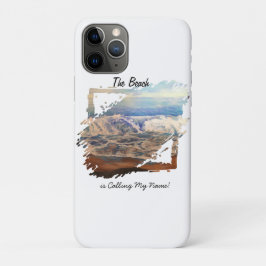 Capa Para iPhone 11 Pro Beach Waves Blue Personalize