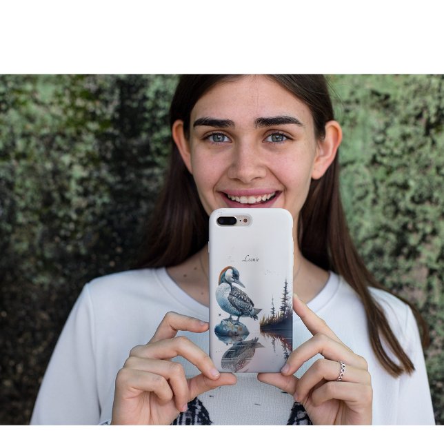 Capa Para iPhone 11 Pro belo leão sobre a água em aquarela (Criador carregado)