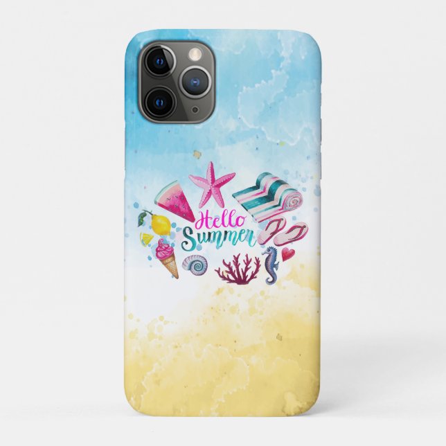 Capa Para iPhone 11 Pro Belo Legal Verão (Verso)