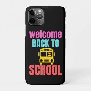 Capa Para iPhone 11 Pro Bem-Vindo À Escola Engraçado Professor Adorando
