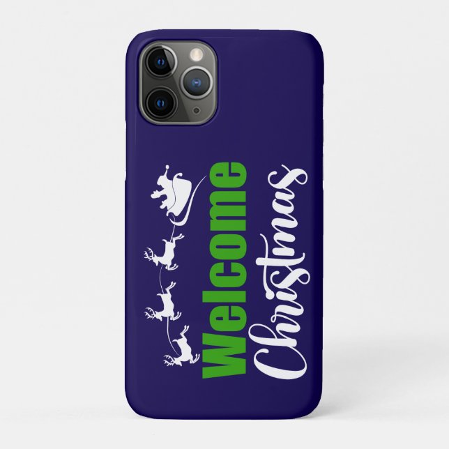 Capa Para iPhone 11 Pro Bem-vindo Natal-85101 (Verso)