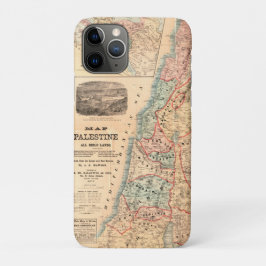 Capa Para iPhone 11 Pro Bíblico-Terras-Mapa-Caso Histórico