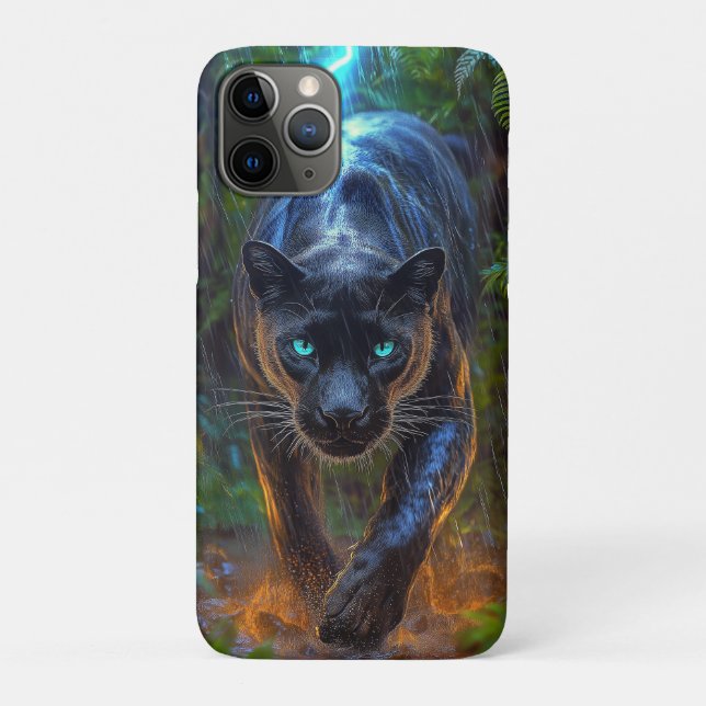 Capa Para iPhone 11 Pro Black Panther (Verso)