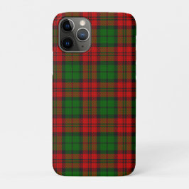 Capa Para iPhone 11 Pro Blackwatch Campbell Tartan Red Green Xadrez