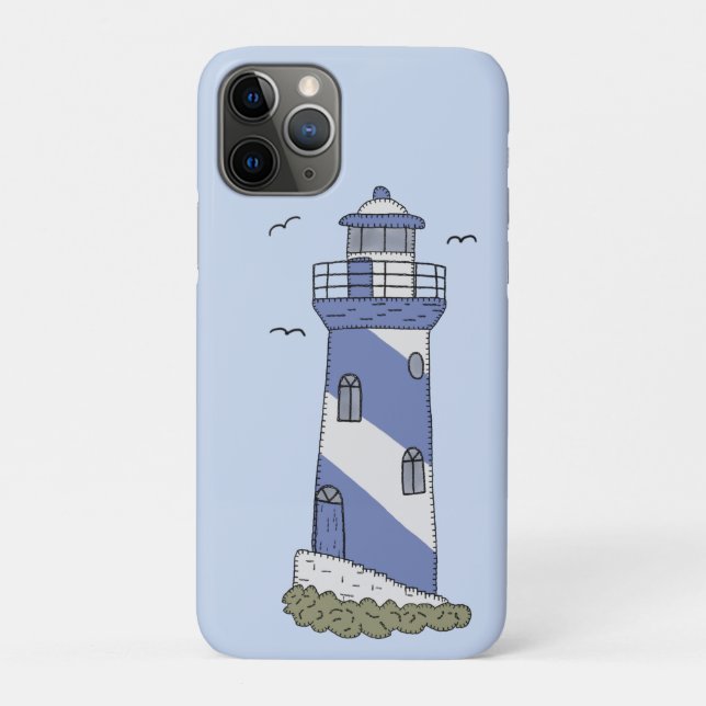 Capa Para iPhone 11 Pro blauer Leuchturm (Verso)