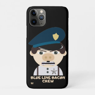 CAPA PARA iPhone 11 PRO "BLUE LINE BACON TRW"