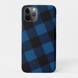 Capa Para iPhone 11 Pro Blue Lumberjack Plaid