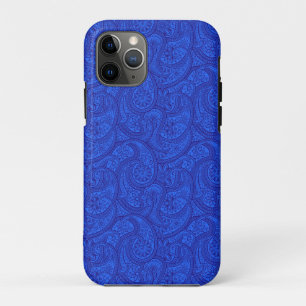 Capa Para iPhone 11 Pro Blue Paisley
