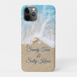 Capa Para iPhone 11 Pro Blue Sandy Toes Salty Kisses