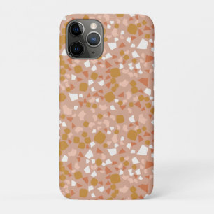 Capa Para iPhone 11 Pro Blush Dourado terrazzo Mínimo moderno