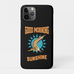 Capa Para iPhone 11 Pro Bom dia Sunshine Pterodactyl Dino