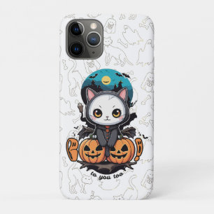 Capa Para iPhone 11 Pro Boo para você também Gatos de Gato Bonito e Pump