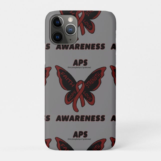 Capa Para iPhone 11 Pro Borboleta/Consciência...APS  (Verso)