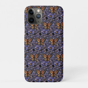 Capa Para iPhone 11 Pro Borboleta Monarca