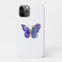 Borboleta Safira Flor