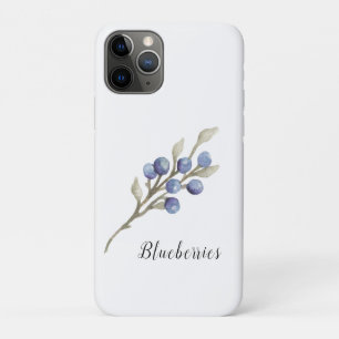 Capa Para iPhone 11 Pro Botânica de Airelas da Aquarela