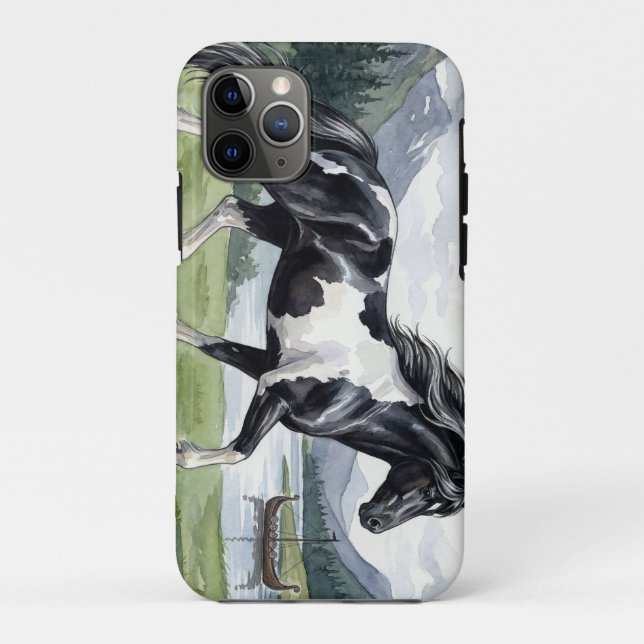 Capa Para iPhone 11 Pro Brunskjottur Black pinto Icelandic (Verso)
