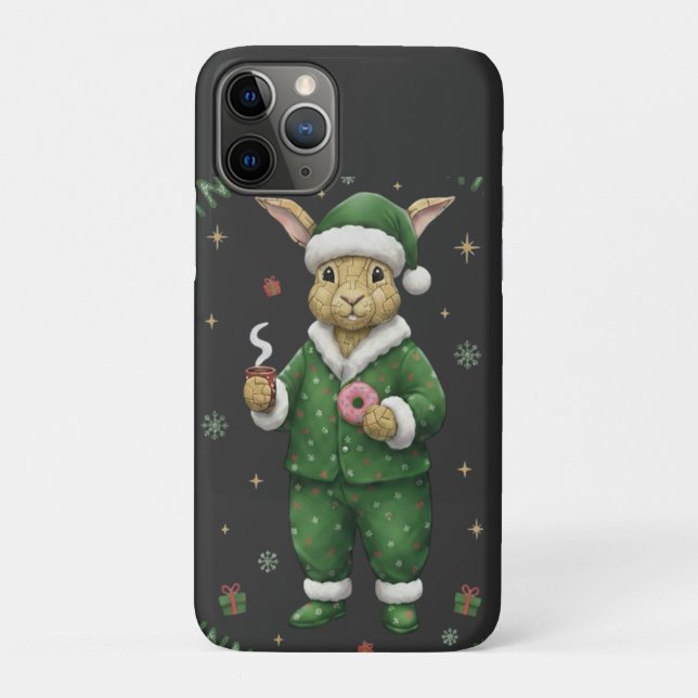 Capa Para iPhone 11 Pro Bunnyverse christmas (Verso)