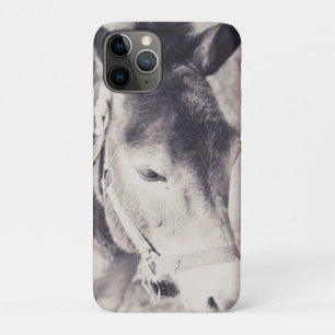 Capa Para iPhone 11 Pro Cabeça de Donkey 001