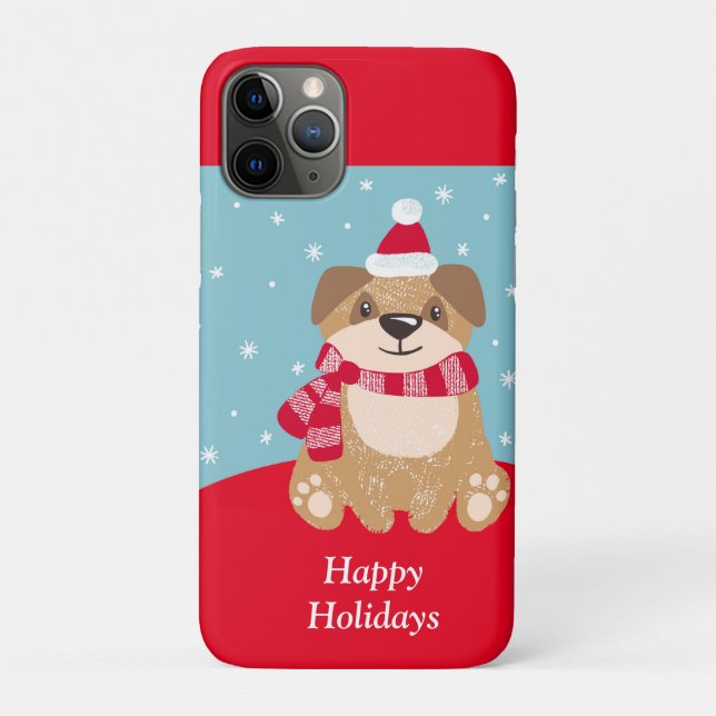 Capa Para iPhone 11 Pro Cachorro Feriado (Verso)