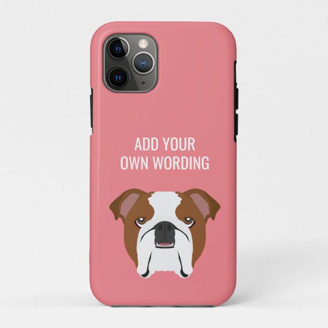Capa Para iPhone 11 Pro Cachorro Inglês (Verso)