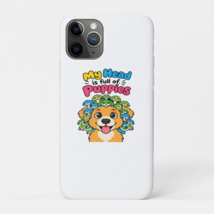 Capa Para iPhone 11 Pro Cachorro Medusa Fofo Mitológico Cachorro Engraçado