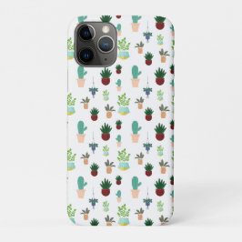 Capa Para iPhone 11 Pro Cactos Suculentos Personalizados