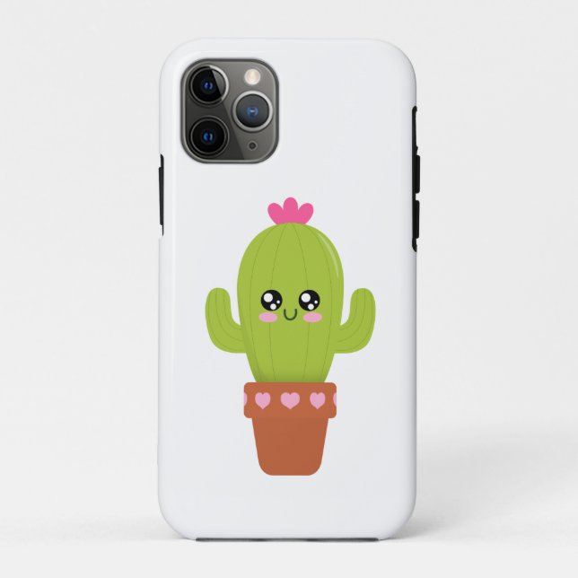 Capa Para iPhone 11 Pro Cactus (Verso)