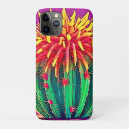 Capa Para iPhone 11 Pro Cactus Vibrante