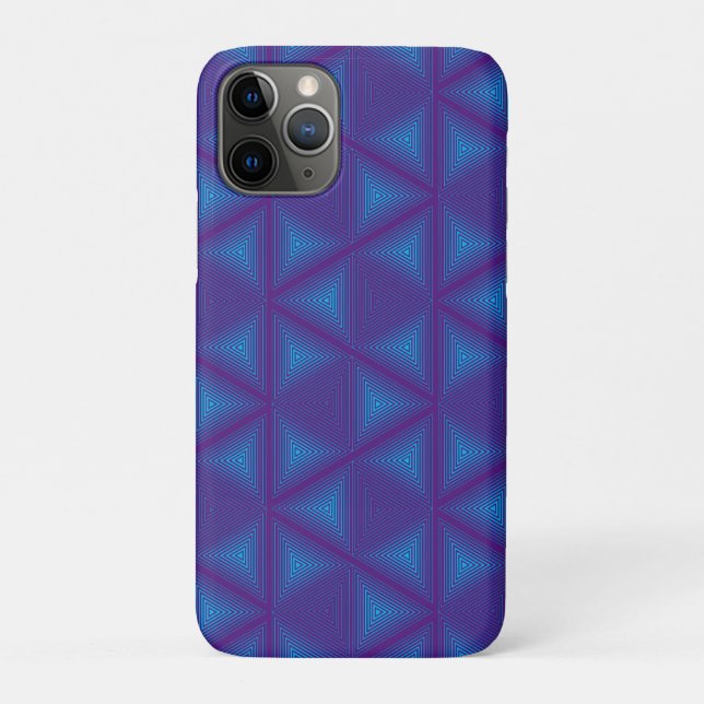 Capa Para iPhone 11 Pro Caixa iPhone/iPad do Cubo-1 Triângulo (Verso)