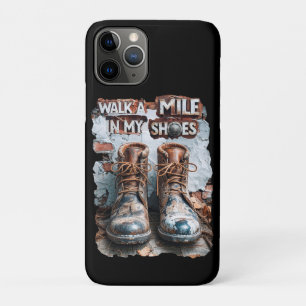 Capa Para iPhone 11 Pro Caminhar um monte em meus Calçados - Russo Inspira