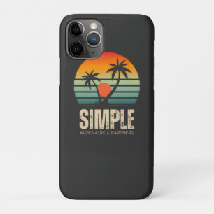 Capa Para iPhone 11 Pro Camiseta Simple Sunset - Design de vibrações Tropi