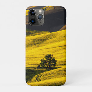 Capa Para iPhone 11 Pro Campo de prado amarelo no vento
