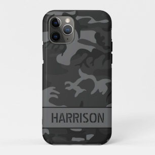 Capa Para iPhone 11 Pro Camuflagem de cinzas