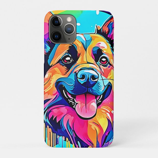Capa Para iPhone 11 Pro Cana Vibrante: Amor Feliz (Verso)