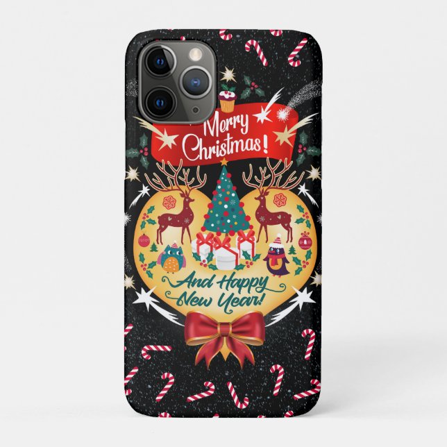Capa Para iPhone 11 Pro Canais de Natal (Verso)