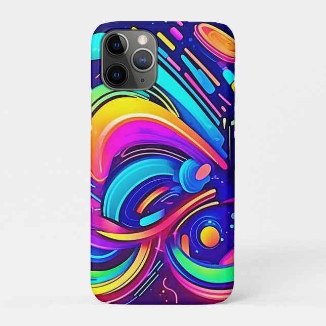 Capa Para iPhone 11 Pro Canvas Cósmica: Um Universo de Cor (Verso)