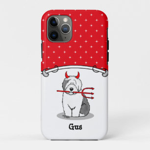 Capa Para iPhone 11 Pro Cão-Grande-Velho (Cinza 1)