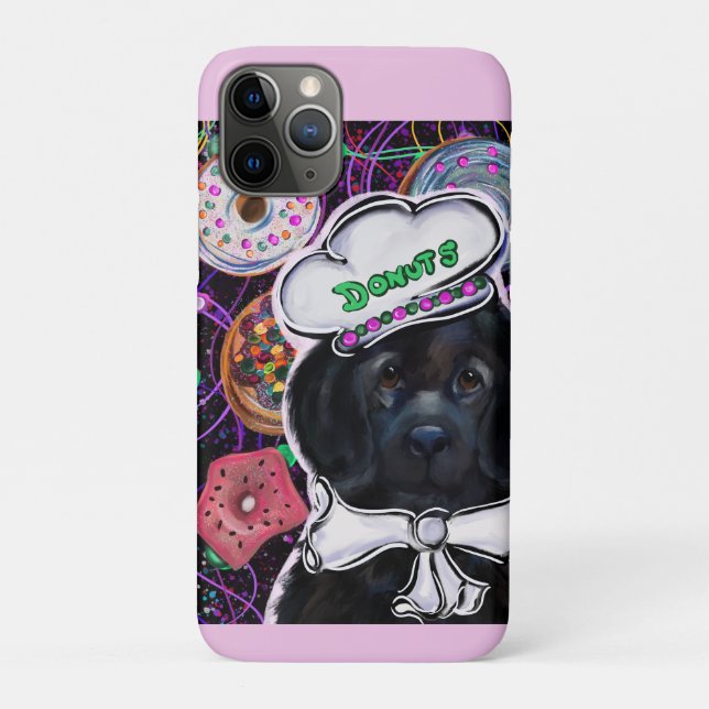Capa Para iPhone 11 Pro Cão Terra Nova         (Verso)