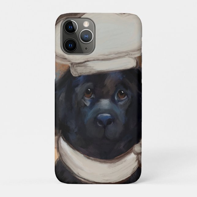 Capa Para iPhone 11 Pro Cão Terra Nova        (Verso)