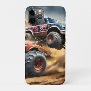 Capa Para iPhone 11 Pro Caos em Rodas: Monstro Caminhão Derby