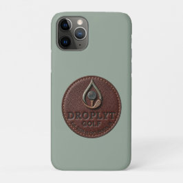 Capa Para iPhone 11 Pro Capa de iPhone Droplyt Golf Rustic Logo