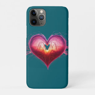 Capa Para iPhone 11 Pro Capa de iPhone / iPad de Coração Anatômico Neon