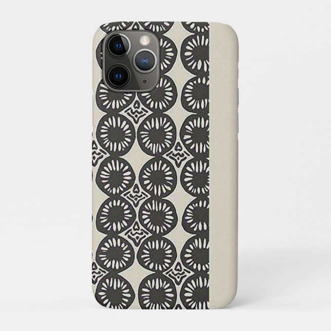 Capa Para iPhone 11 Pro Caribe africano de luxo sofisticado (Verso)