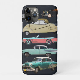 Capa Para iPhone 11 Pro Carros vintage com cores gráficas modernas legal p