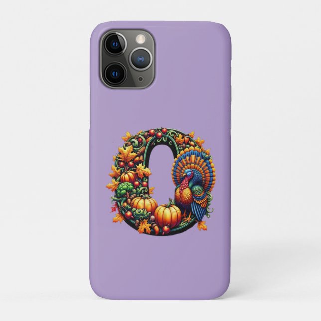 Capa Para iPhone 11 Pro Carta de presente estilo Dia de Ação de Graças (Verso)